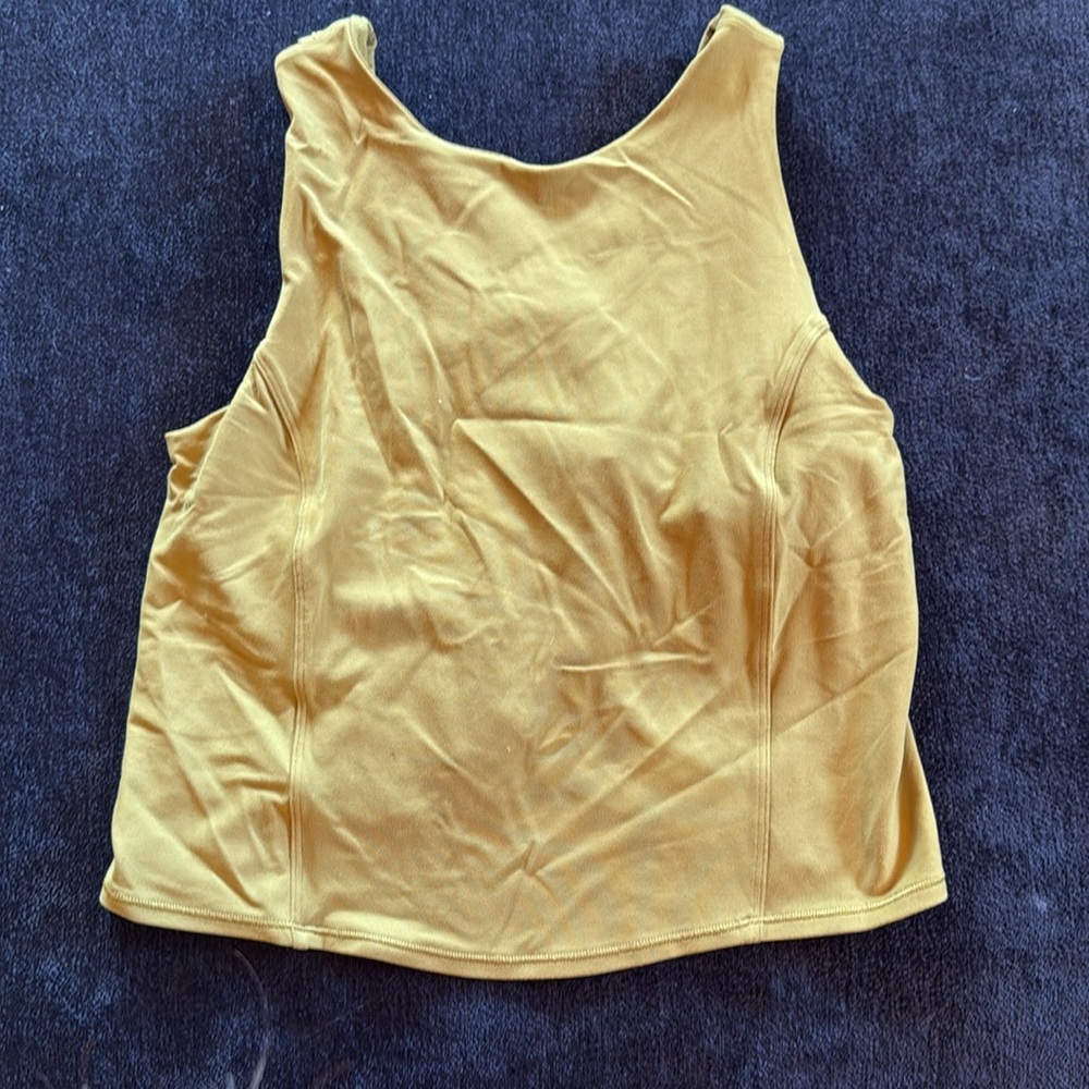 Lululemon scalloped cross back tank top